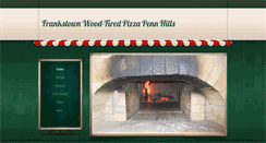 Desktop Screenshot of frankstownwoodfiredpizza.com
